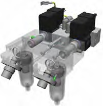 G5/S1 SMC Mixer block assembly HAMILTON-G5/S1
