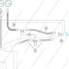 Дыхательный контур ИВЛ, под увлажнитель Fisher&Paykel, автоклавируемый, взрослый, с двумя влагосборниками.